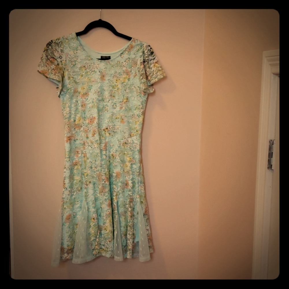 Dress with floral
